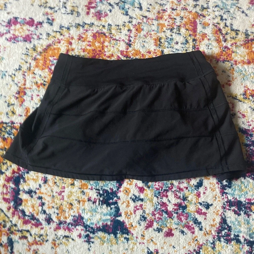 lululemon athletica Black Active Skort with Built-In Shorts